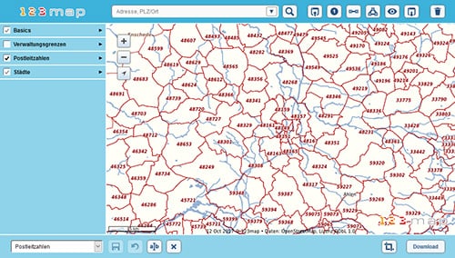 ZIP Codes template